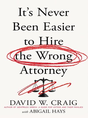 cover image of It's Never Been Easier to Hire the Wrong Attorney